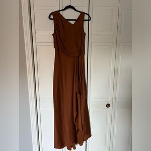 Anthropologie Rust Bridesmaid dress